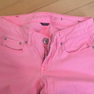 Hot Pink American Eagle Skinny Jeans
